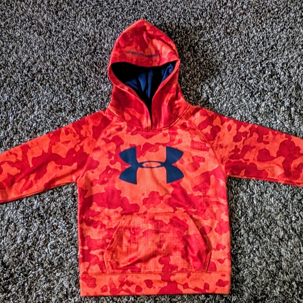 Under Armour Orange Camo Hoodie